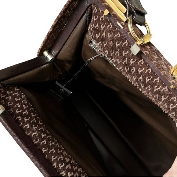 Lexiapel Vintage Tote Bag ERCOLE D’ORO OSCAR INTERNAZIONALE in Brown - Picture 7 of 14